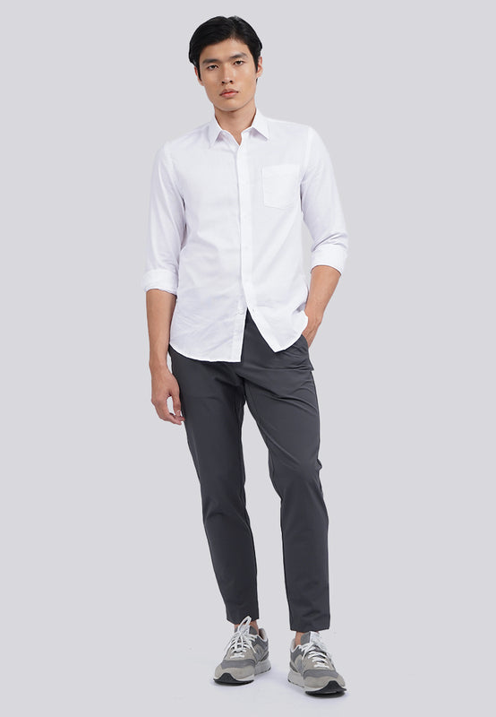 Slim Fit Corporate Pants - Grey