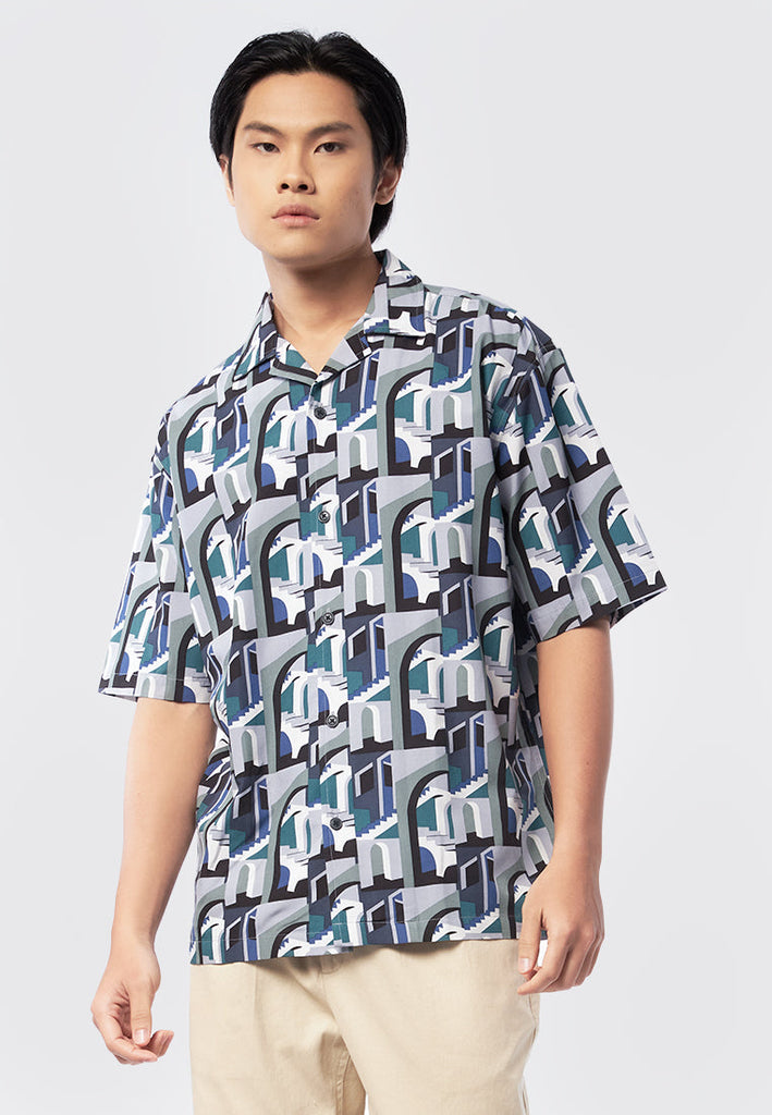 Short Sleeve Printed Resort Shirt