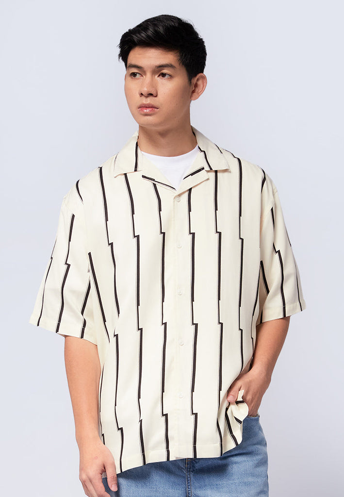 Relaxed Fit Short Sleeve Printed Shirt