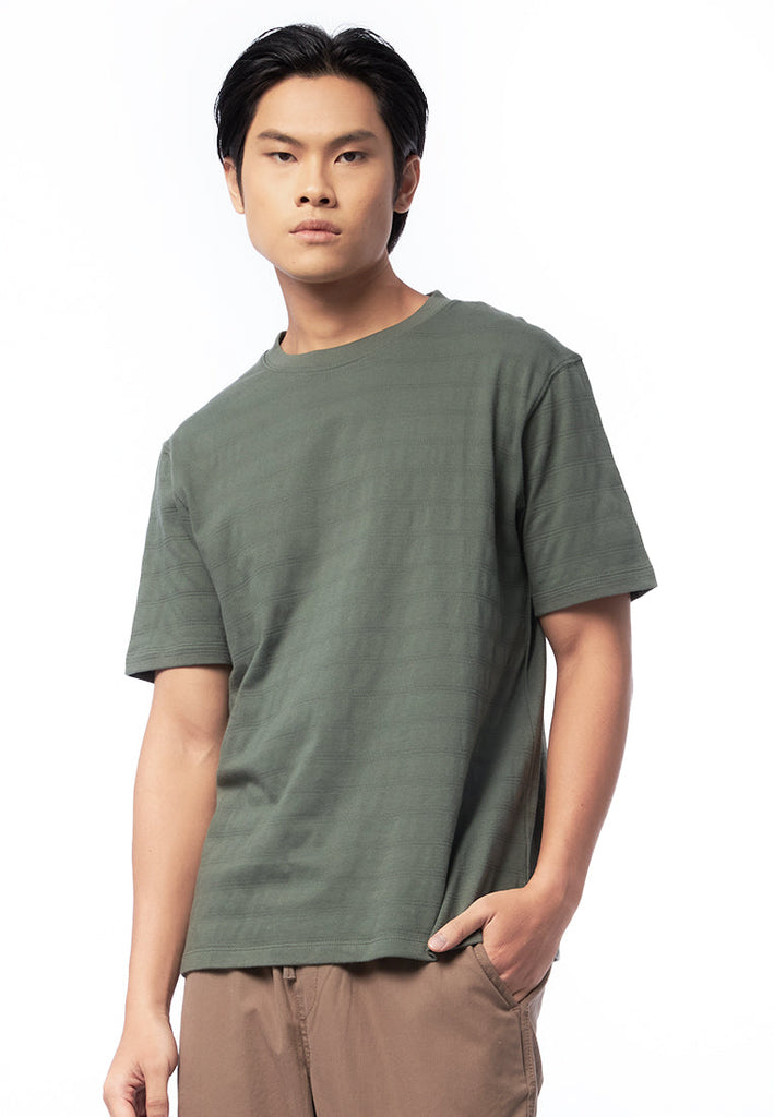 Textured Short Sleeve T-Shirt