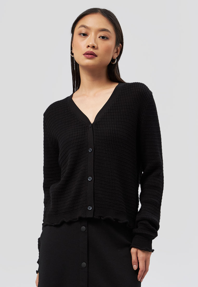 LP 26S LONG-SLEEVE V-NECK CARDIGAN 536 main image 1