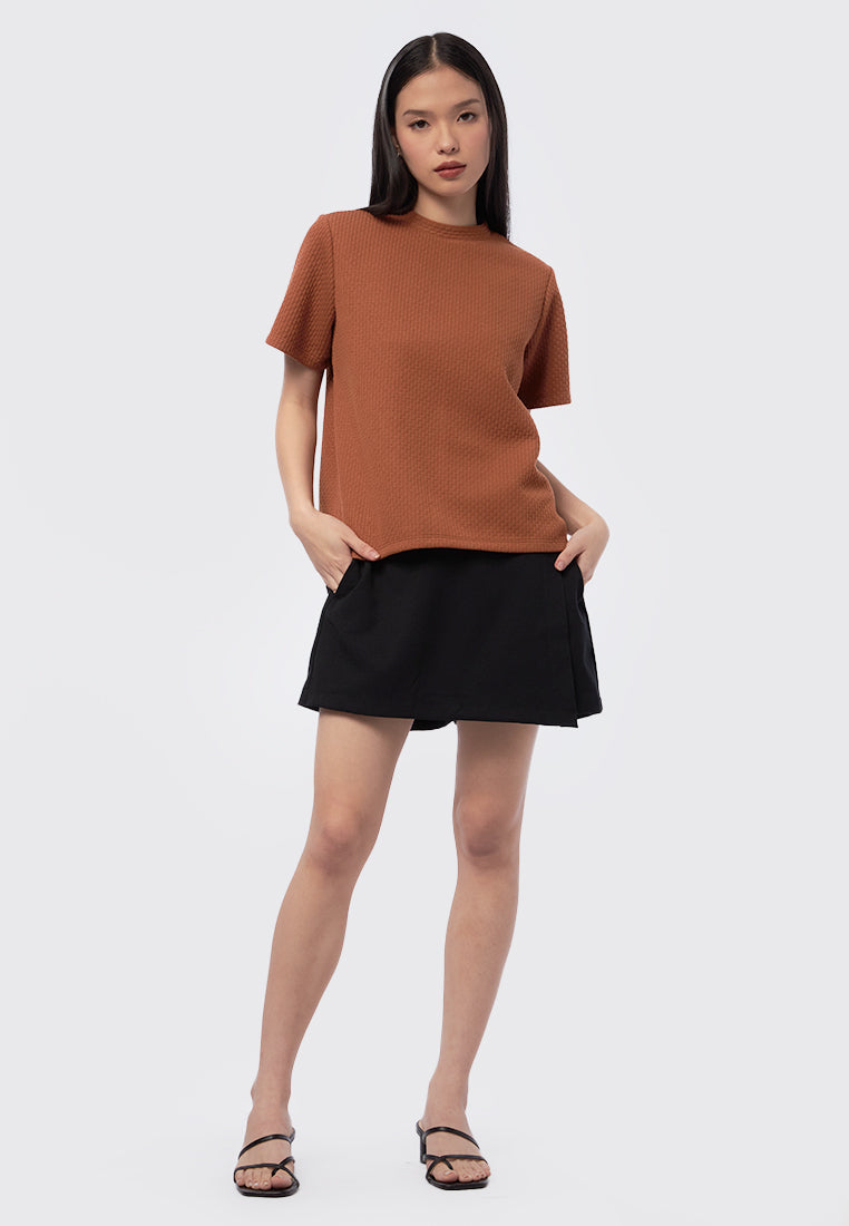 Christmas Round Neck Knit Top