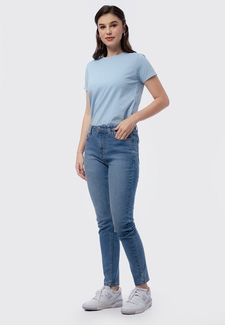 2920284 Blue Skinny Pants