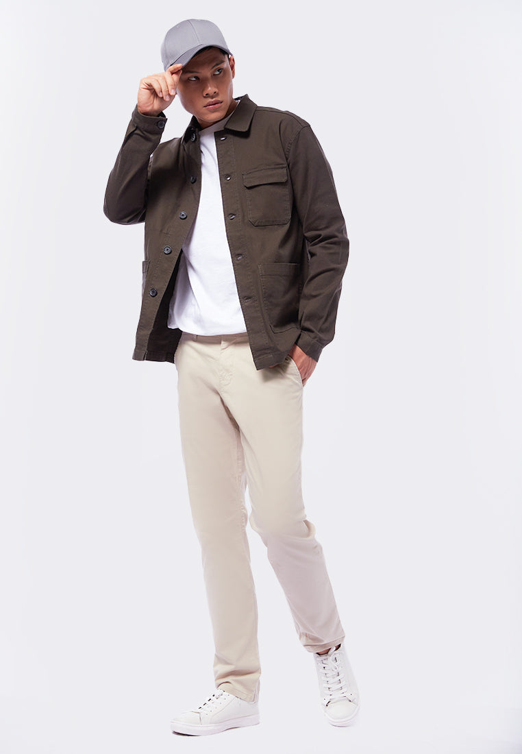 Slim Fit Shirt Jacket EXECUTIVE