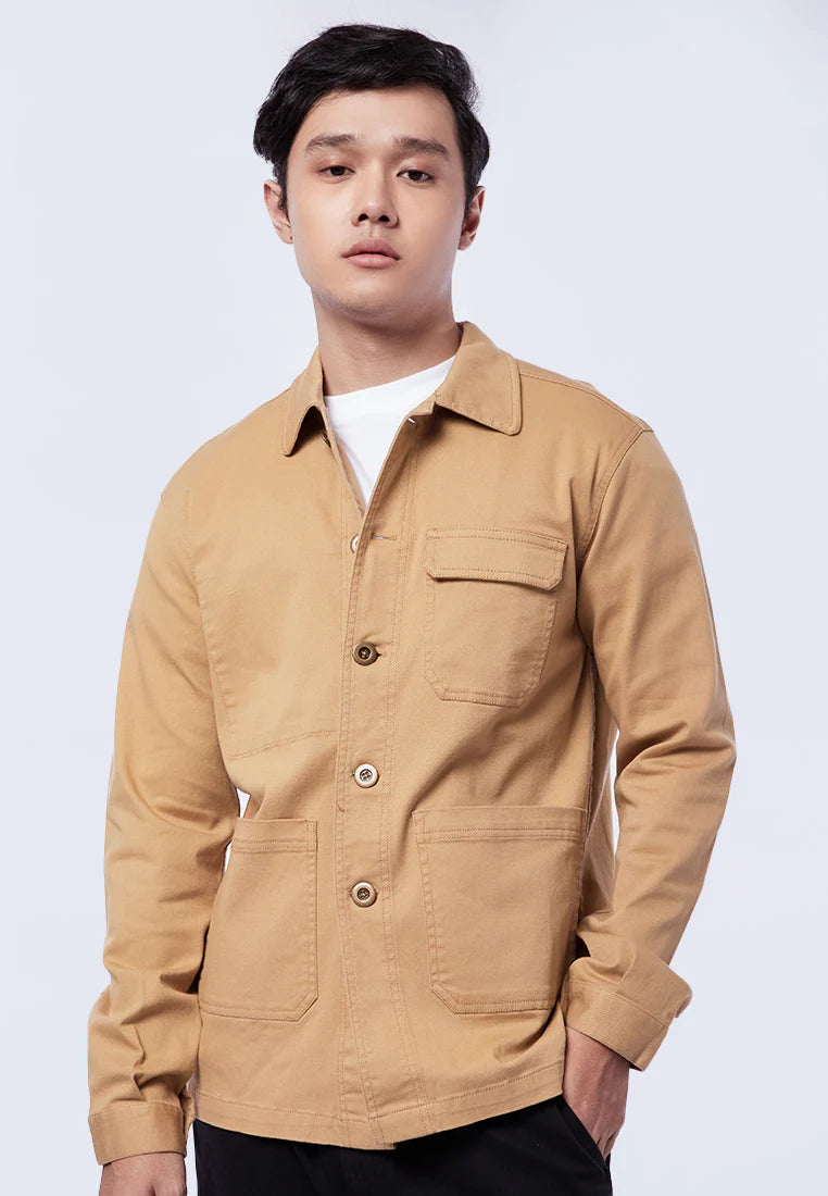 Slim Fit Shirt Jacket EXECUTIVE