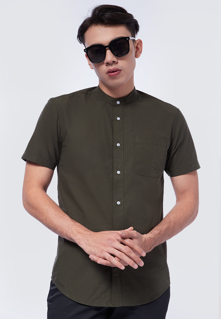 Nevada Short Sleeve Koko Denim Stripe Shanghai Collar main image 1