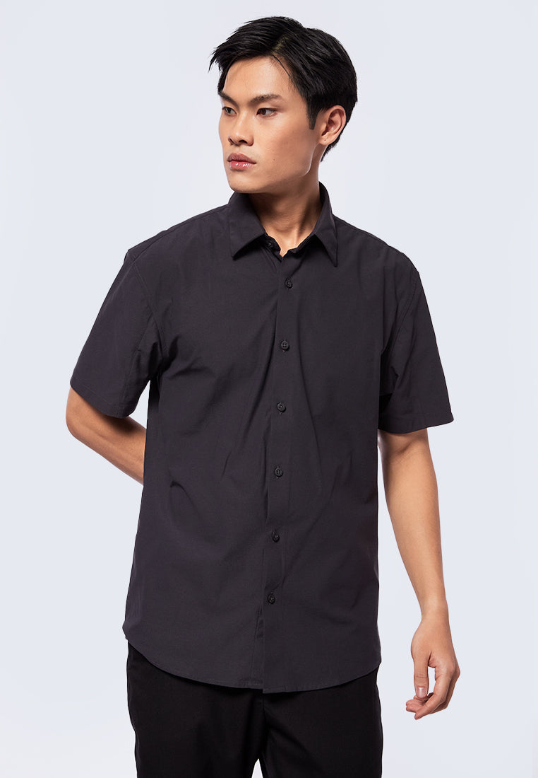 Slim Fit Short Sleeve Shirt - Spirograph