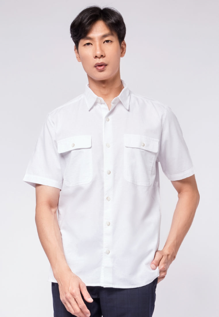 Two-Pocket Short Sleeve Shirt