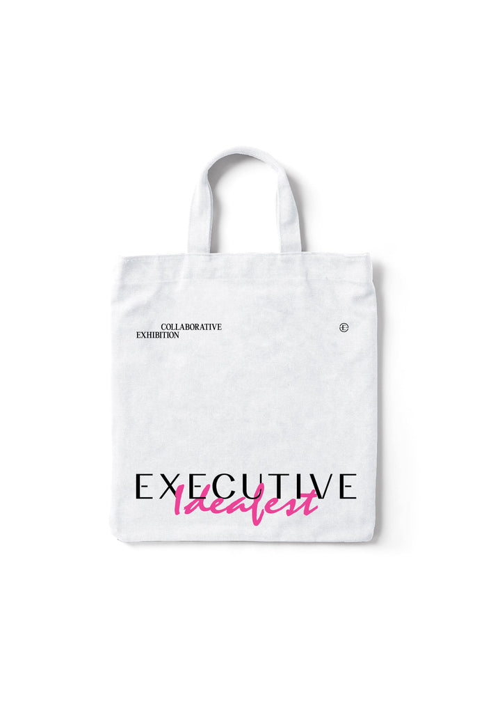 Executive x Ideafest White Tote Bag