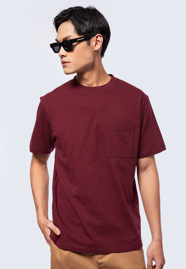 Round Neck T-Shirt with Pocket