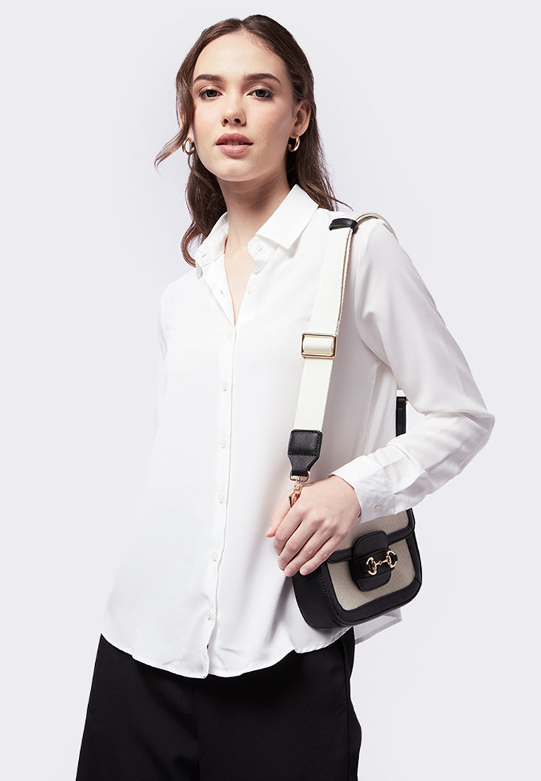 Blouse basic Tanpa Lengan Grachilla Offwhite