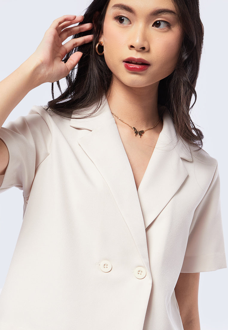 ACEWIN Basic Short Sleeve Blazer (Size S-M) 200708