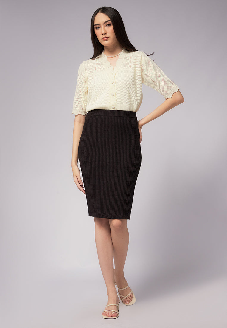 Eleni Skirt Tweed Nectar