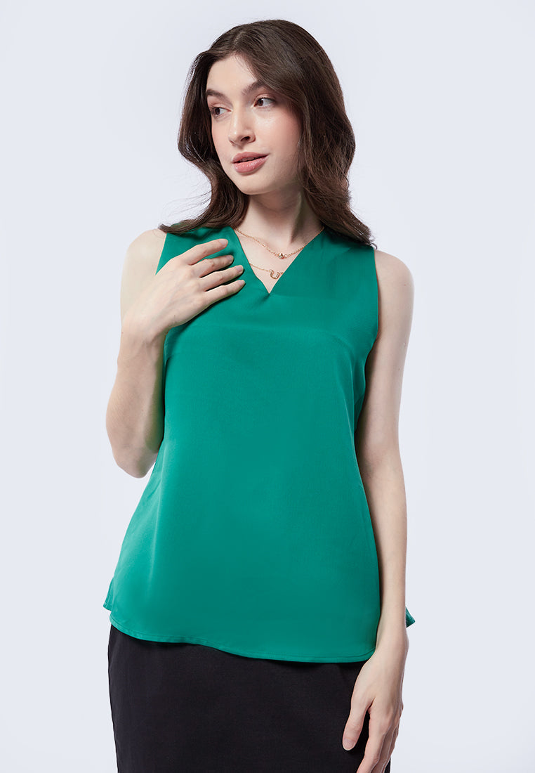 VNeck Sleeveless Top EXECUTIVE