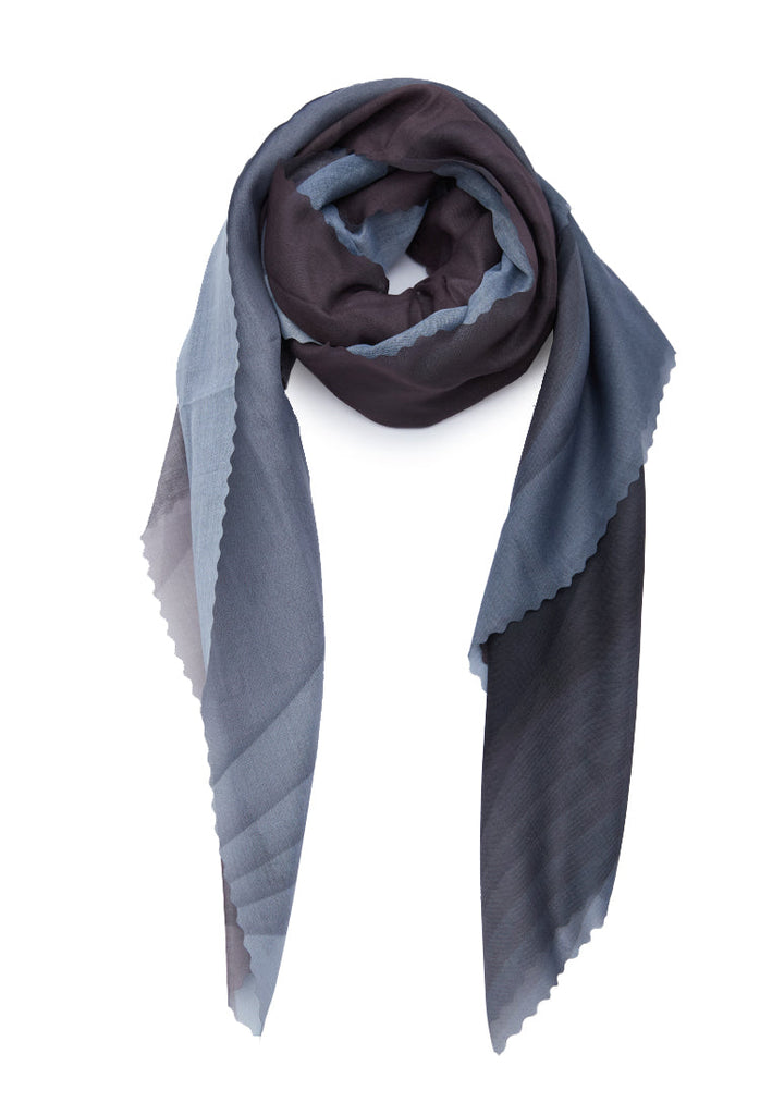 Printed Taupe Scarf