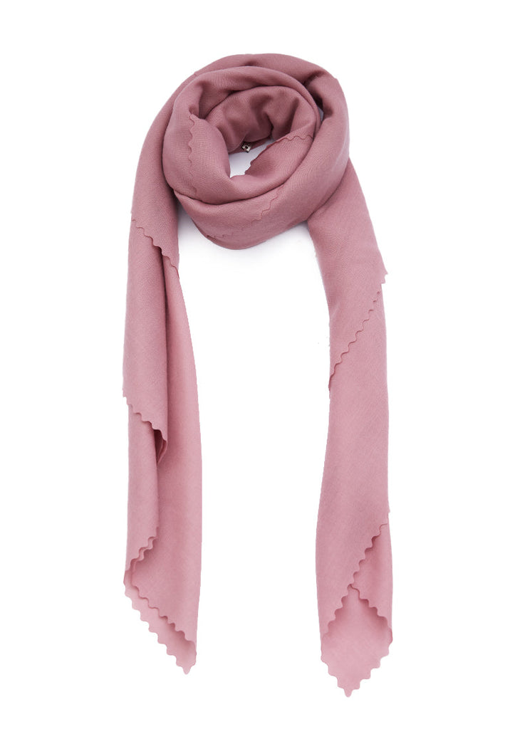 Solid Dusty Pink Square Scarf