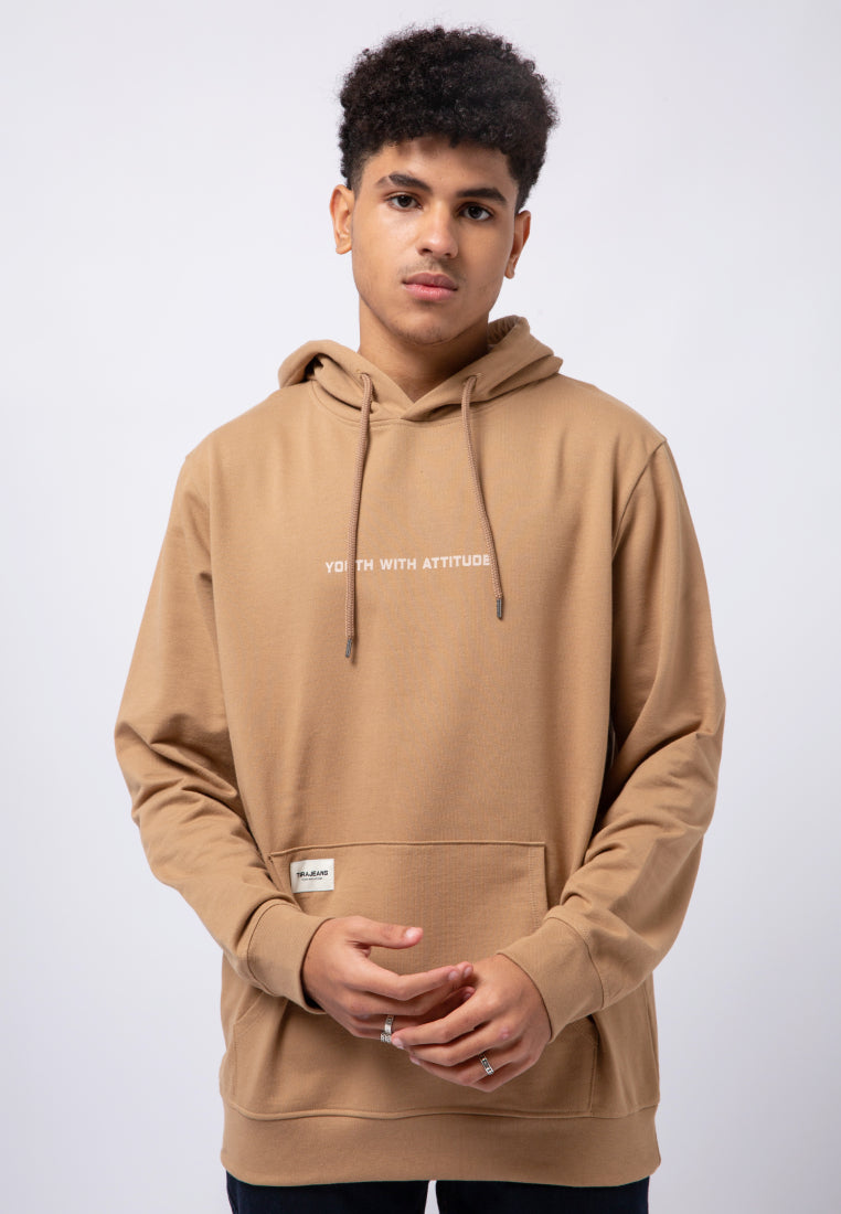 Classy Print Hoodie Outerwear