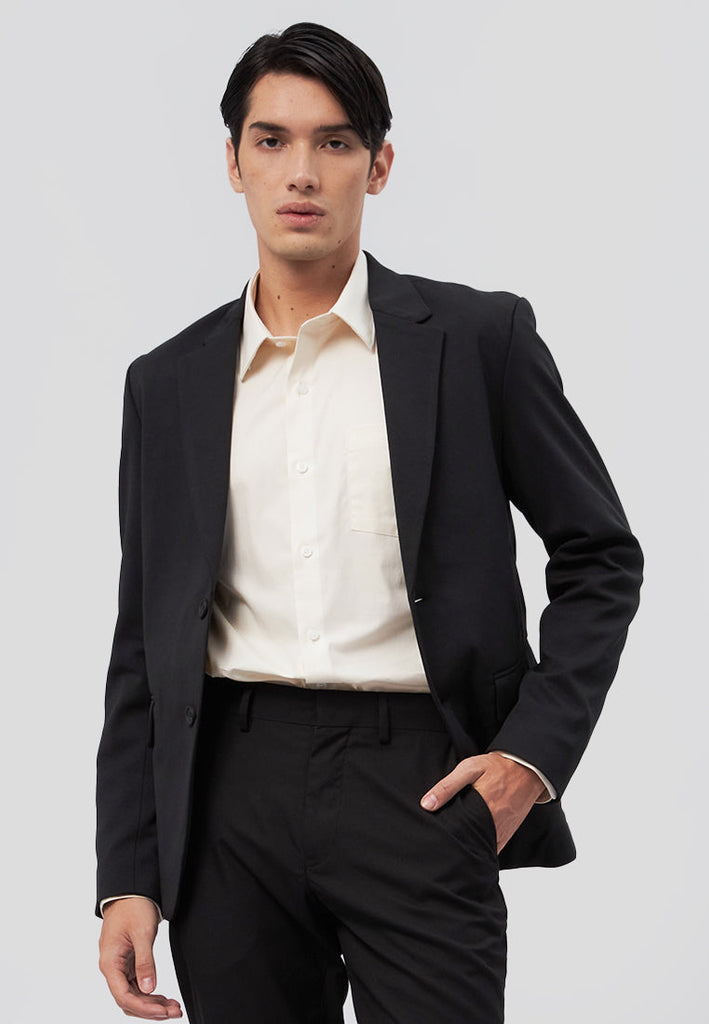 Slim Fit Long Sleeve Blazer