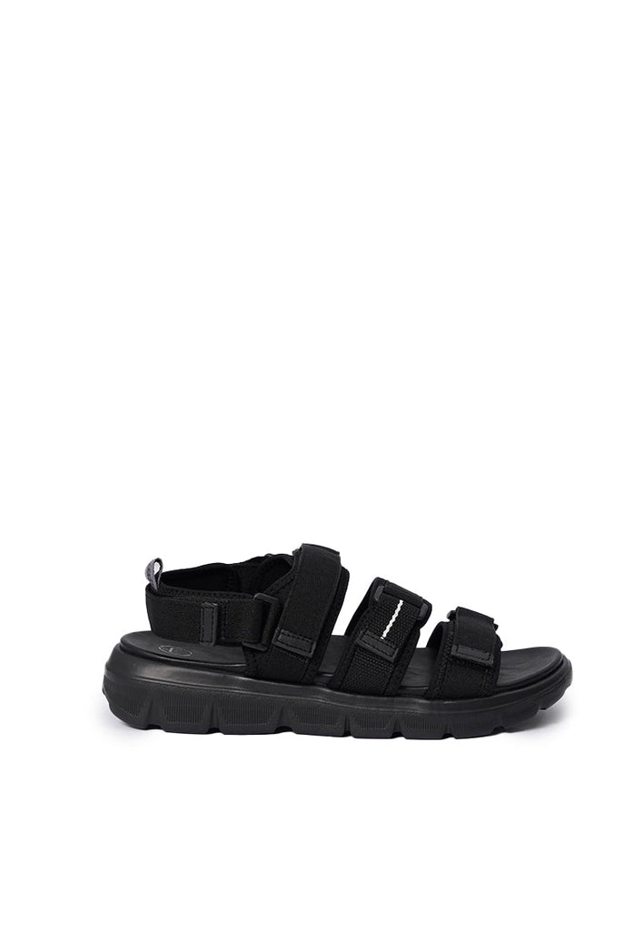 Black Sandal Traveling