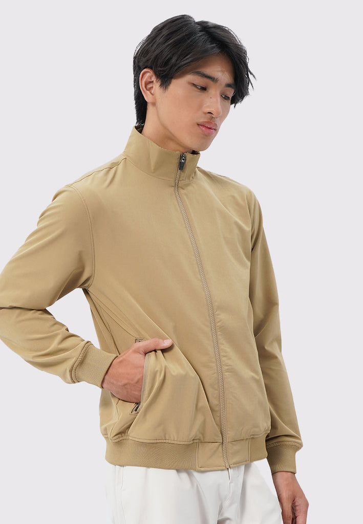 4-Way Stretch High Collar Jacket