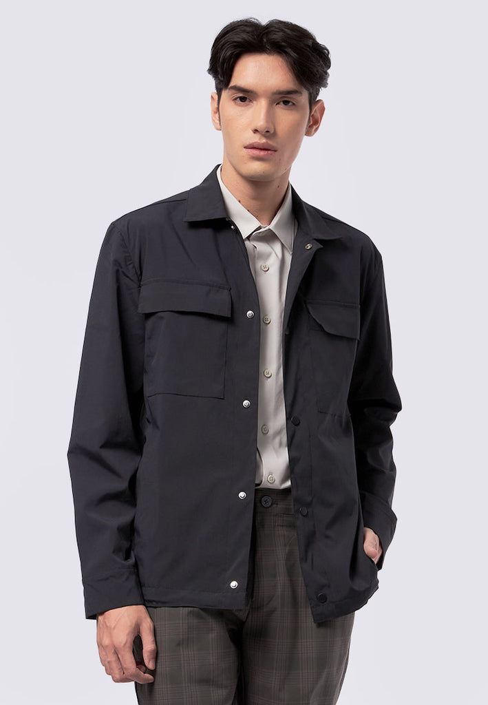 4-Way Stretch Overshirt Jacket