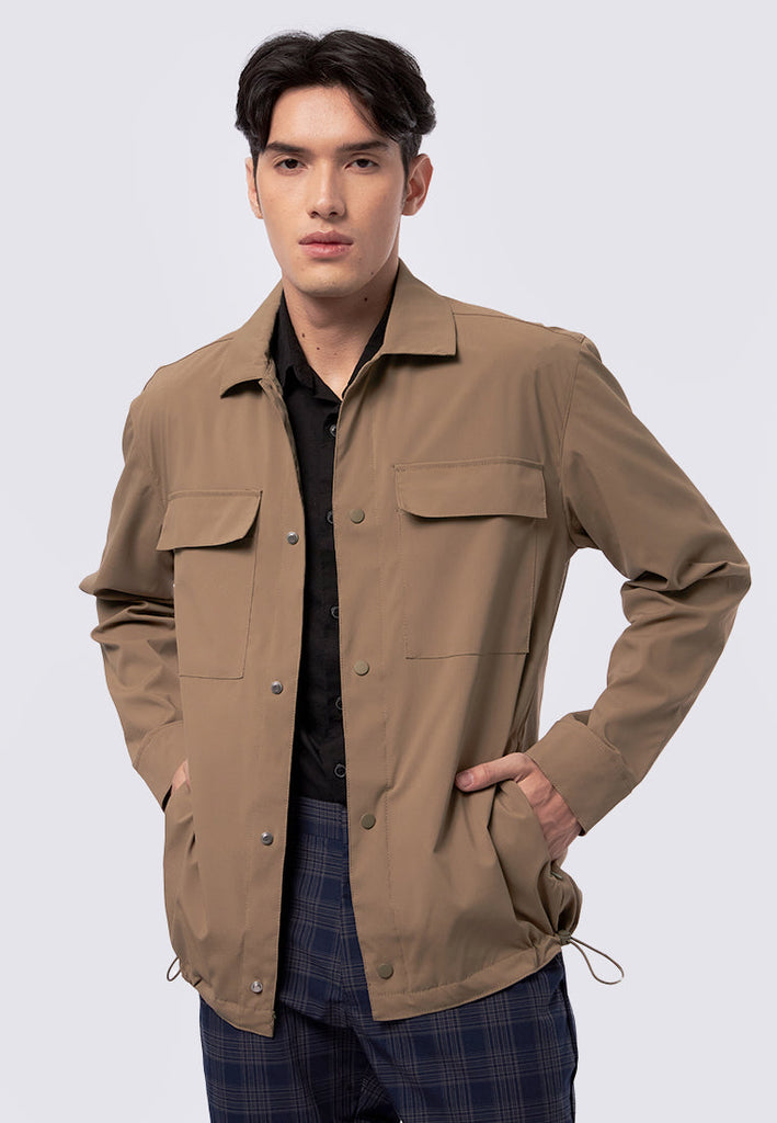 4-Way Stretch Overshirt Jacket