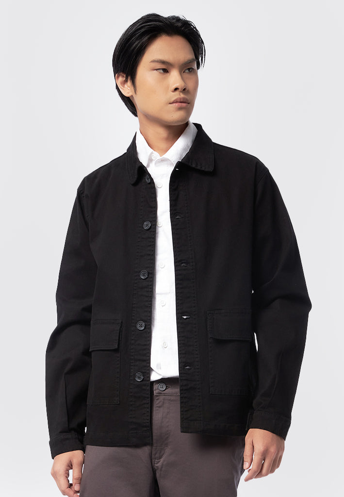 Shirt Jacket with Double Pocket