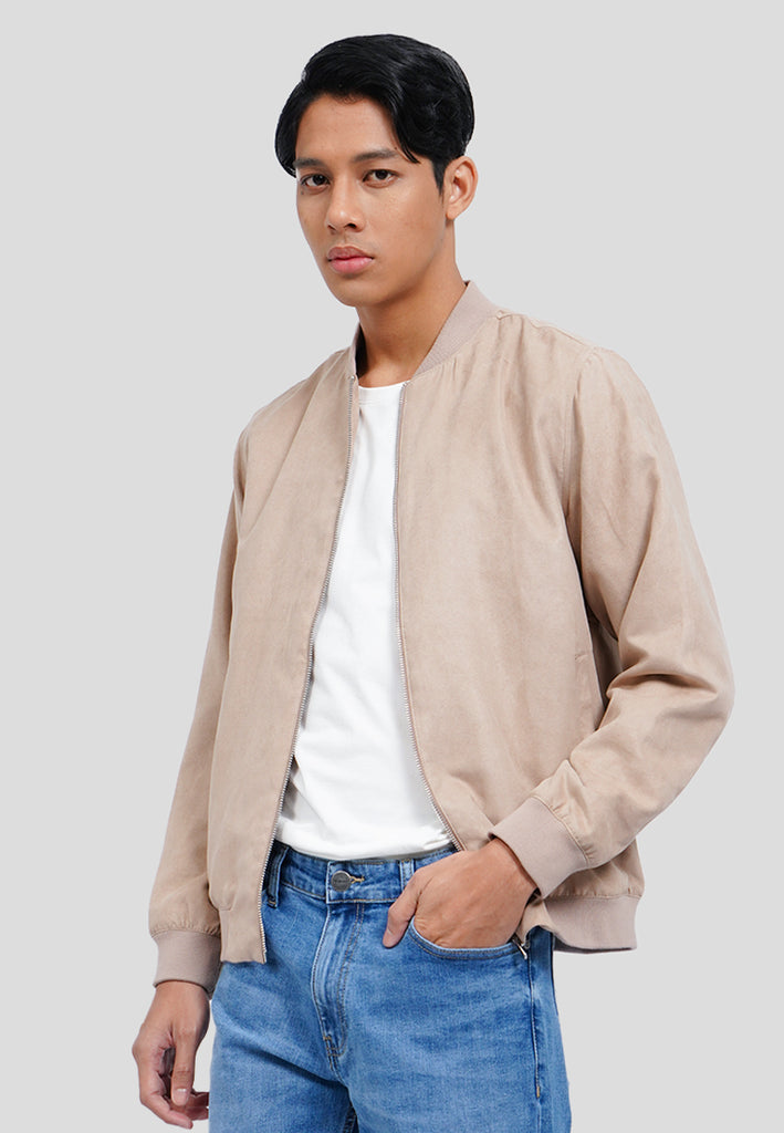 Bomber Jacket with Zipped Pocket