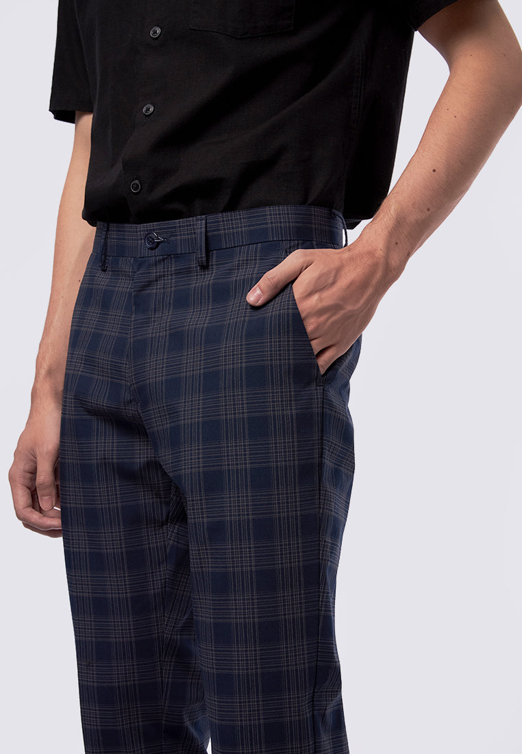 Checkalt Pants Slim Fit Check Pants – EXECUTIVE