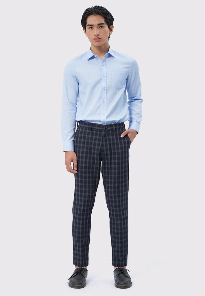 Slim Fit Checks Pants