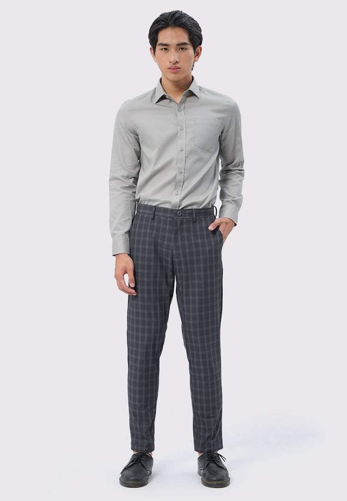 Slim Fit Checks Pants