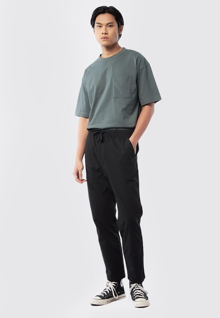 Regular Fit Easy Pants with Drawstring