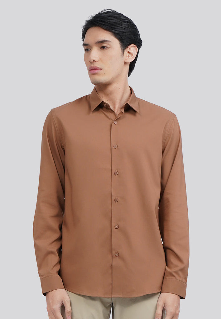 Slim Fit Long Sleeve Formal Shirt