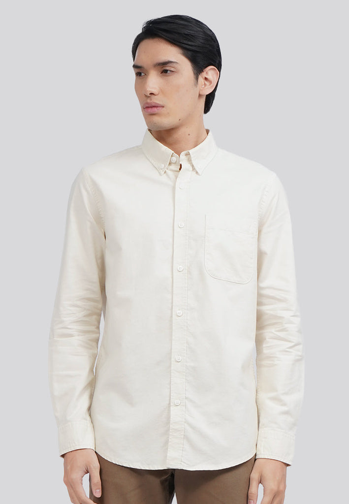 Long Sleeve Basic Shirt with Pocket