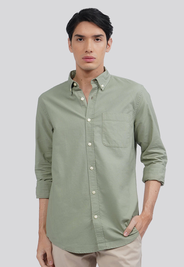 Regular Fit Long Sleeve Oxford Shirt