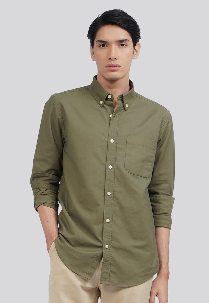 Regular Fit Long Sleeve Oxford Shirt