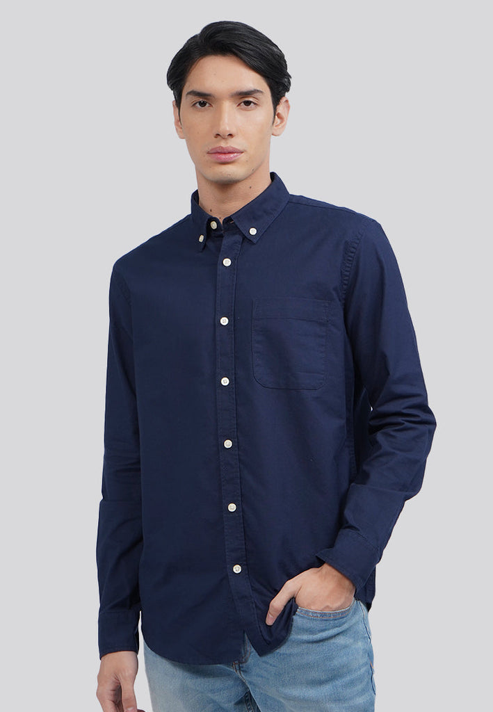 Regular Fit Long Sleeve Oxford Shirt