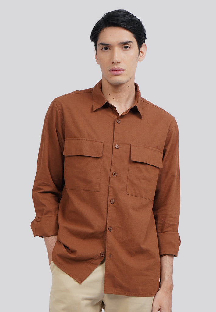 Double Pocket Long Sleeve Shirt