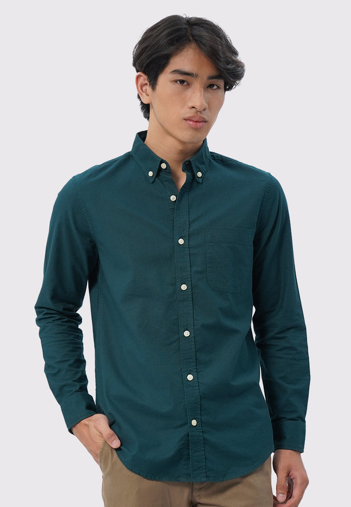 Soft Wash Long Sleeve Oxford Shirt