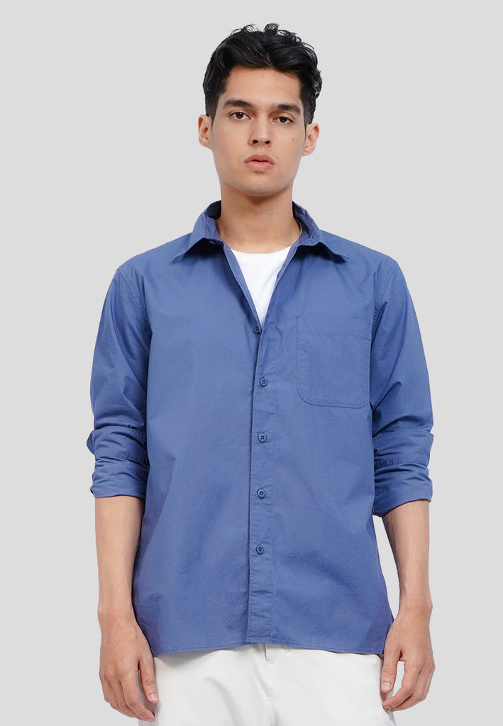 Long Sleeve Poplin Shirt