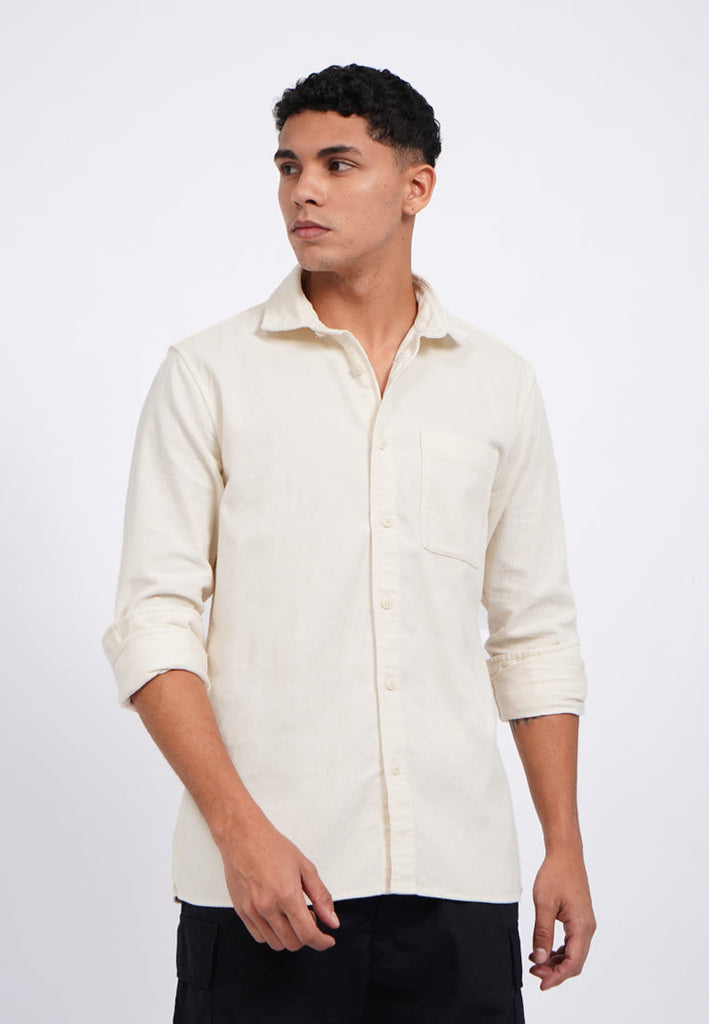 Long Sleeve Corduroy Shirt