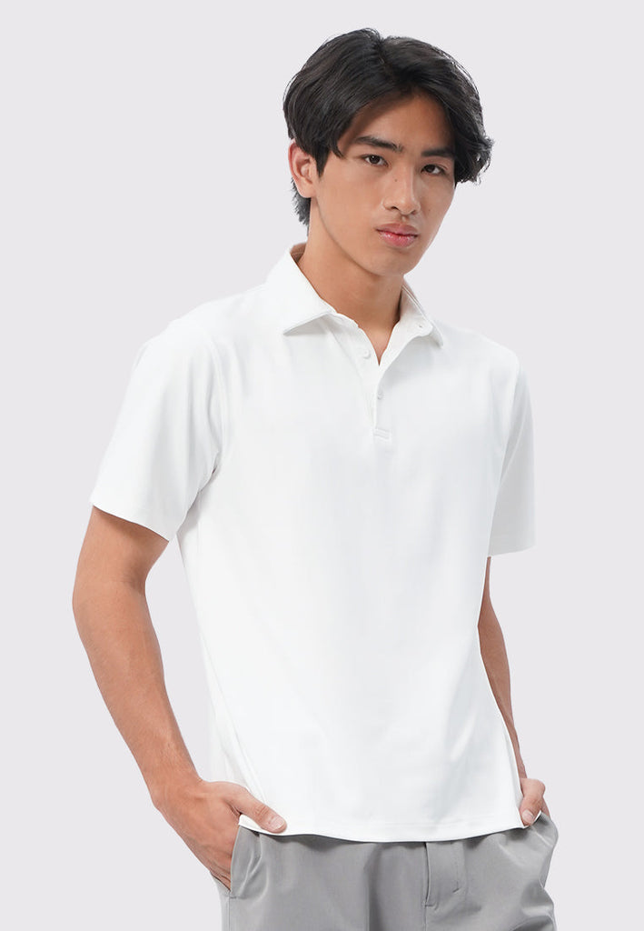 Short Sleeve Buttoned Polo Shirt