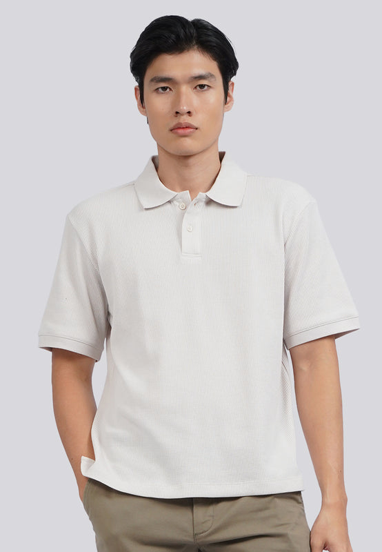 Short Sleeve Buttoned Polo Shirt