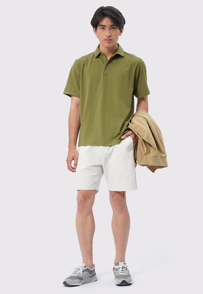 4-Way Stretch Textured Short Pants