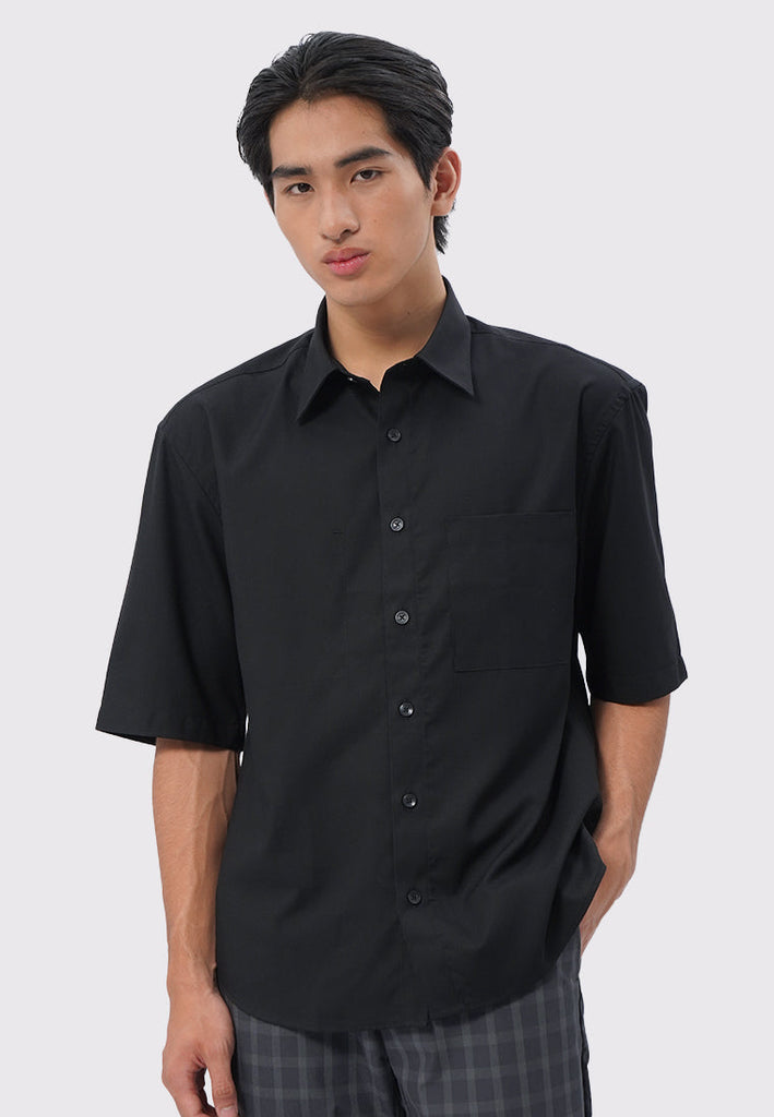 Relaxed Fit Short Sleeve Pocket Shirt