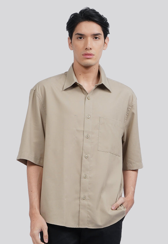 Relaxed Fit Short Sleeve Shirt