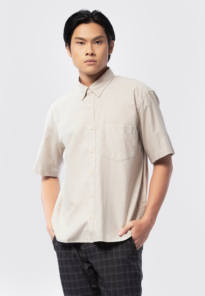 Relaxed Fit Short Sleeve Shirt