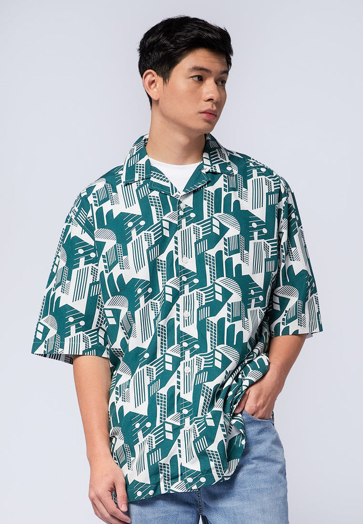Printed Short Sleeve Resort Shirt