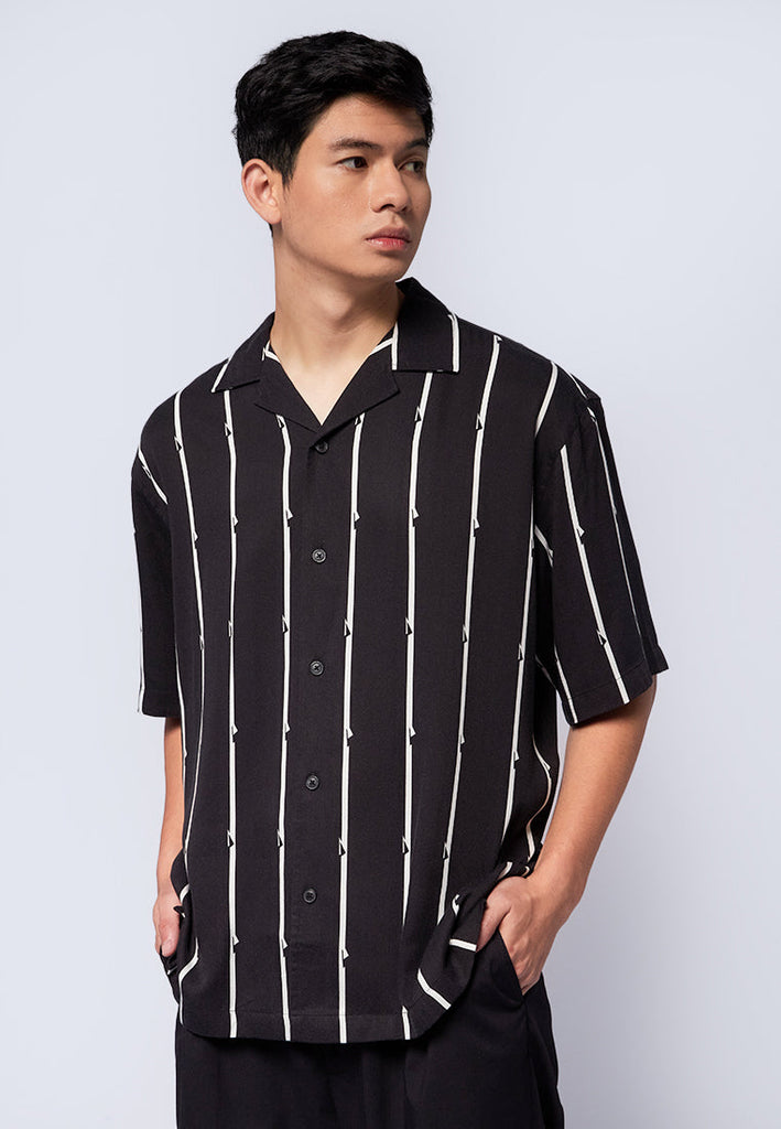 Relaxed Fit Short Sleeve Printed Shirt
