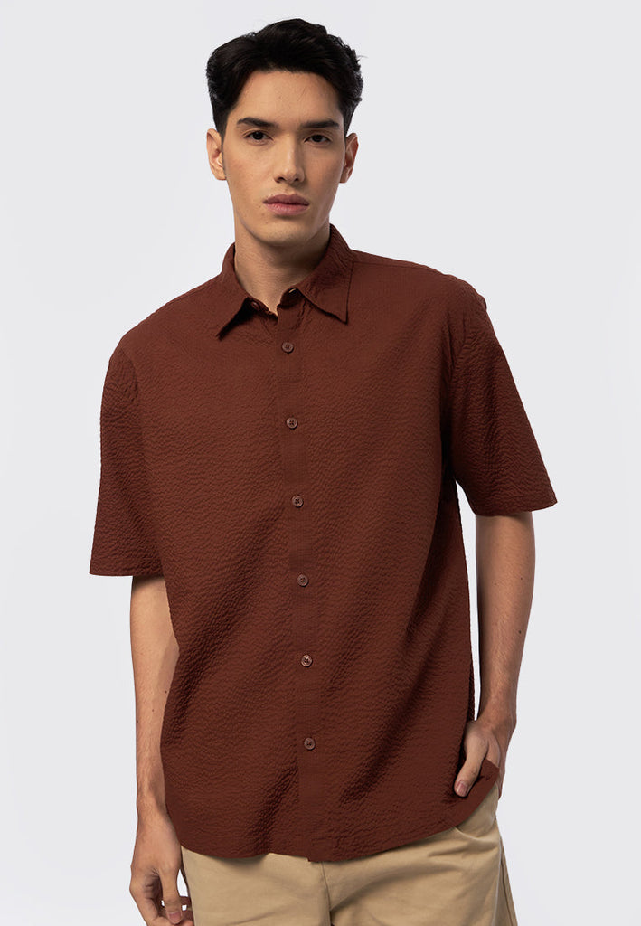 Relaxed Fit Short Sleeve Shirt